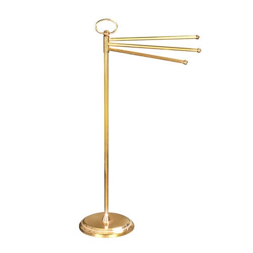 Portasalviette a 3 barre - FS01-6114 - Cristal&Bronze - da terra / in ottone