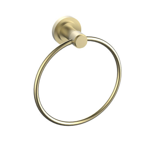 Portasalviette ad anello - C23-510 C&Eacute;LESTE - Cristal&Bronze - da parete / in ottone