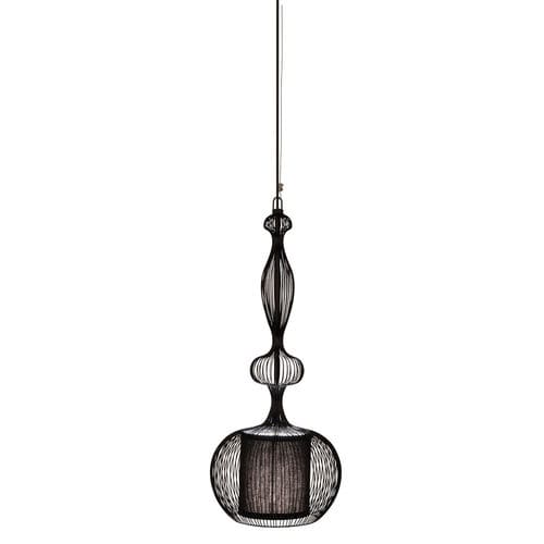 Lampada a sospensione - IMPERATRICE - FORESTIER - in metallo / in tessuto / contemporanea