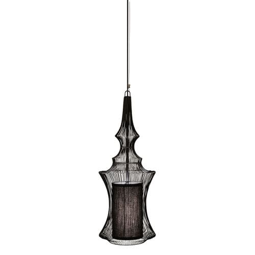 Lampada a sospensione - TIBET - FORESTIER - in metallo / in tessuto / design originale