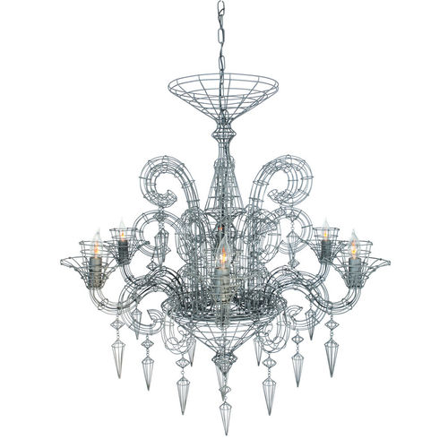 Lampadario contemporaneo - ANGELUS - FORESTIER - in metallo / a candelabro / fluorescente compatto
