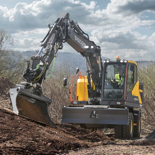 Escavatore intermedio - EWR150E - Volvo Construction Equipment Germany GmbH - gommato / per cantiere / diesel