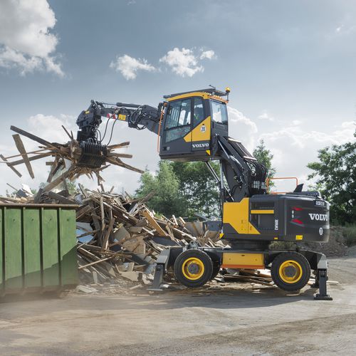 Escavatore intermedio - EW160E - Volvo Construction Equipment Germany GmbH - gommato / per cantiere / diesel