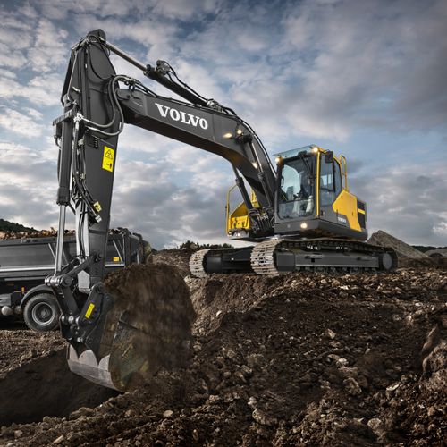 Escavatore intermedio - EC220E - Volvo Construction Equipment Germany GmbH - cingolato / per cantiere / diesel
