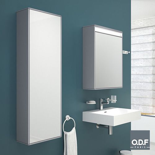 Mobile colonna da bagno - 6512 11 - ODF Paris - contemporaneo / con specchio