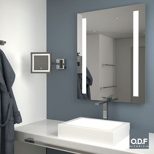 Specchio da bagno a muro - 7185 01 01 - ODF Paris - per hotel / contemporaneo / rettangolare