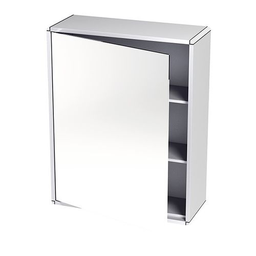 Mobile pensile per bagno con specchio contemporanea - 9510 11 - ODF Paris - in alluminio / da parete