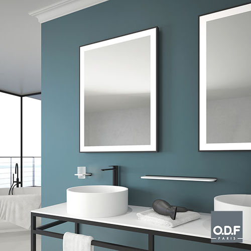 Specchio da bagno a muro - 7165 01 24 - ODF Paris - per hotel / contemporaneo / rettangolare