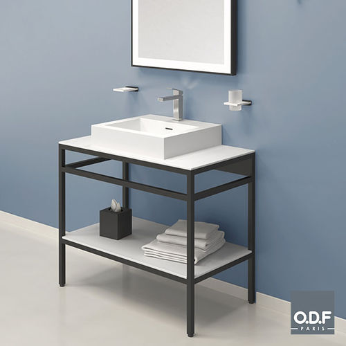 Mobile lavabo da appoggio - 2A090 24 - ODF Paris - in alluminio / in Fenix NTM / contemporaneo