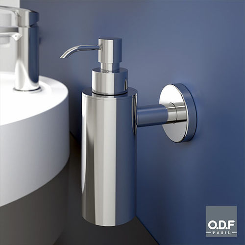 Distributore di sapone per hotel - 8660 01 01 - ODF Paris - da parete / in ottone cromato / manuale
