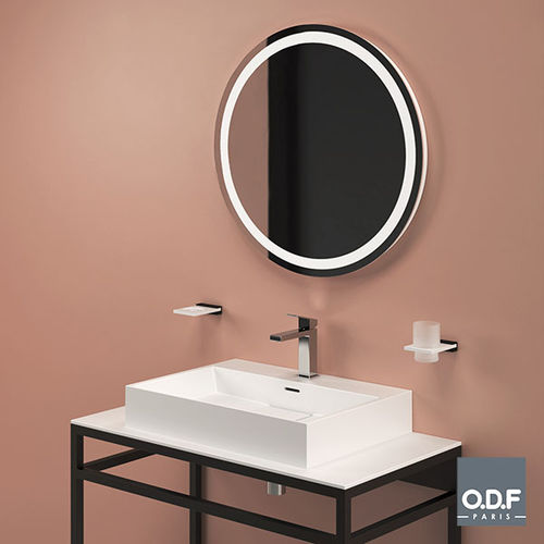 Specchio da bagno a muro - 7148 01 01 - ODF Paris - per hotel / contemporaneo / rotondo