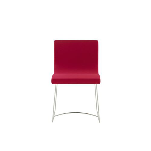 Sedia contemporanea - SALA - CINNA - da interno / in tessuto / con supporto in acciaio cromato