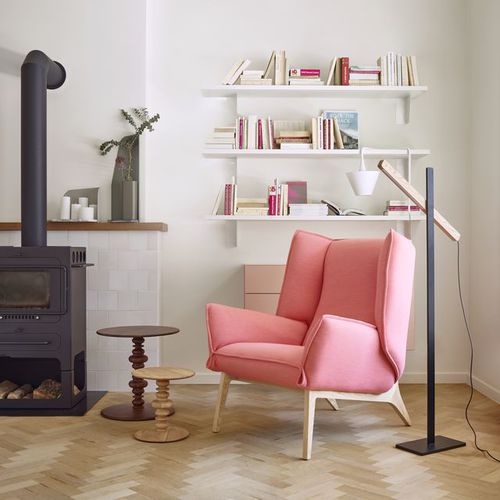 Poltrona contemporanea - TOA - CINNA - in cotone / in lana / in pelle