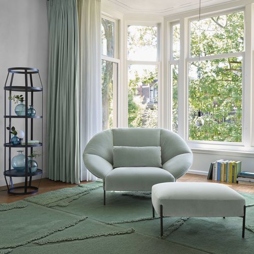 Poltrona contemporanea - PAIPAÏ - CINNA - in tessuto / in espanso / in acciaio