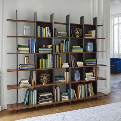Libreria contemporanea - ALLITERATION - CINNA - contract / in legno laccato / bianca