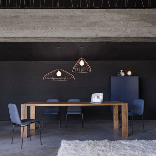 Tavolo da pranzo contemporaneo - EATON - CINNA - in rovere / in noce / in legno massiccio