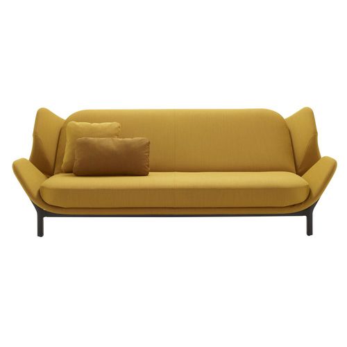 Divano letto - CLAM - CINNA - contemporaneo / in tessuto / marrone