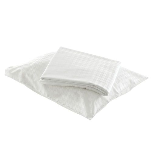 Cuscino rettangolare - PIED DE COQ - CINNA - a motivi / in cotone / bianco