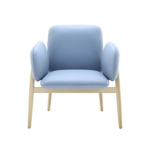 Poltrona contemporanea - TORII - CINNA - in tessuto / blu / contract