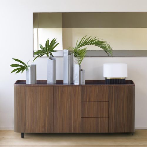 Credenza contemporanea - POSTMODERNE - CINNA - in noce / in MDF laccato / in quercia naturale