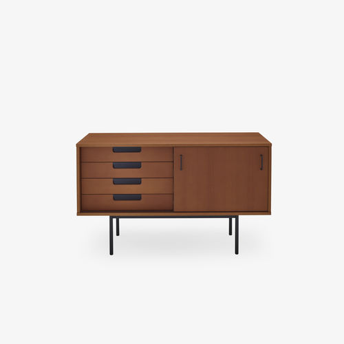Credenza contemporanea - GALERIE M.A.I - CINNA - in MDF / in frassino / in metallo