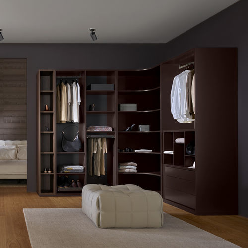 Armadio modulare - TODANA - CINNA - ad angolo / contemporaneo / in legno