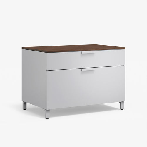Credenza contemporanea - EVERYWHERE C 1 - CINNA - in noce / in legno / in ceramica