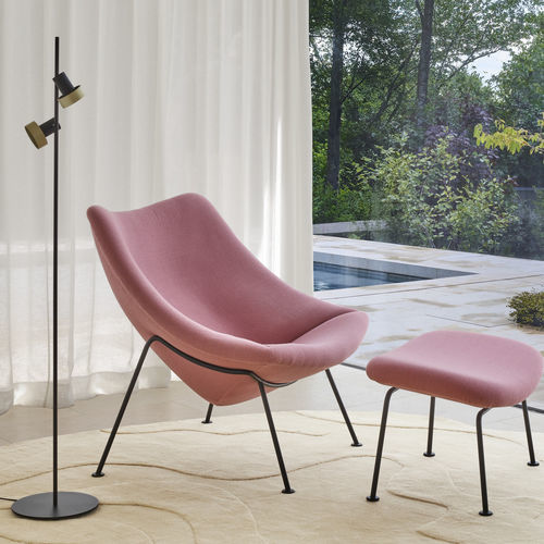 Lampada da terra - DONUT - CINNA - in bronzo / in PVC / contemporanea