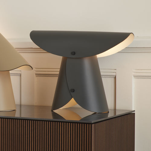 Lampada da tavolo - KUFU (RE) - CINNA - per ufficio / in pelle / contemporanea