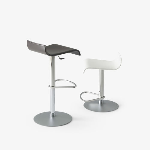 Sgabello da bar contemporaneo - PAM - CINNA - in faggio / in plastica / in PMMA