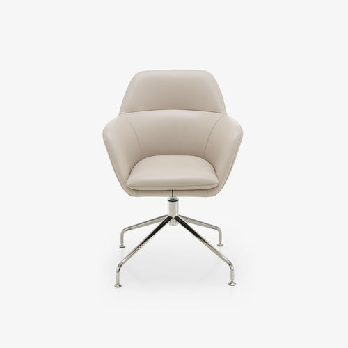 Sedia contemporanea - AMEDEE - CINNA - da interno / in tessuto / in pelle