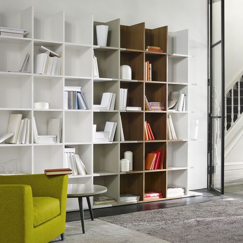 Libreria modulare - OKA - CINNA - contemporanea / contract / in legno laccato