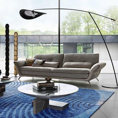 Tappeto contemporaneo - SHELL - ROCHE BOBOIS - a motivi / in lana della Nuova Zelanda / rettangolare