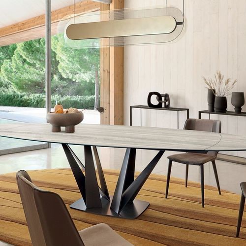 Lampada a sospensione - DORIENNE - ROCHE BOBOIS - in metallo laccato / in metacrilato / contemporanea