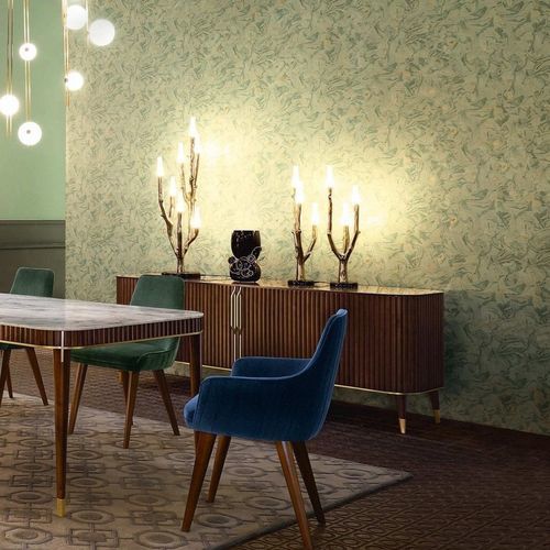 Lampada da tavolo - LITT - ROCHE BOBOIS - in ghisa di alluminio / in PMMA / contemporanea