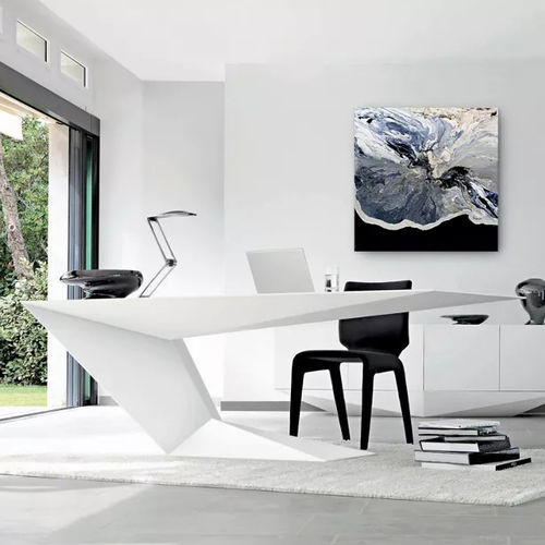 Scrivania direzionale - PRISMO - ROCHE BOBOIS - da terra / contemporanea / impiallacciata in legno