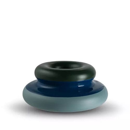 Vaso contemporaneo - BOMBOM PIRULITO - ROCHE BOBOIS - in ceramica / contract / grigio