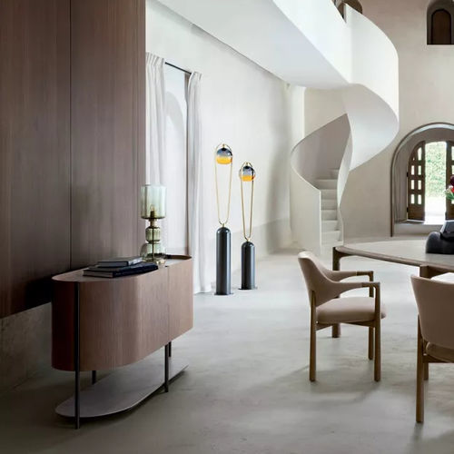Credenza contemporanea - ELANTA - ROCHE BOBOIS - in ferro / in acciaio inossidabile / in ceramica