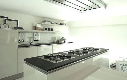 Cucina contemporanea - SLATE NATURAL - Ardesia Mangini A & D snc - in ardesia / senza maniglie / opaca