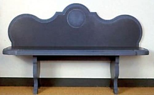 Panca per spazi pubblici classica - ITALIAN SLATE - Ardesia Mangini A & D snc - in pietra / con schienale