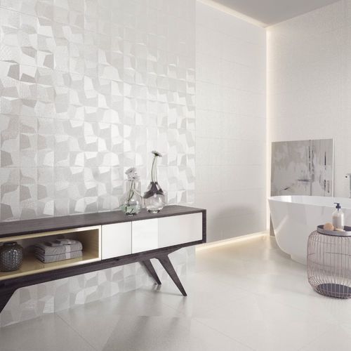 Piastrella in gres porcellanato - LUXE - Newker - riflettente / da interno / da parete