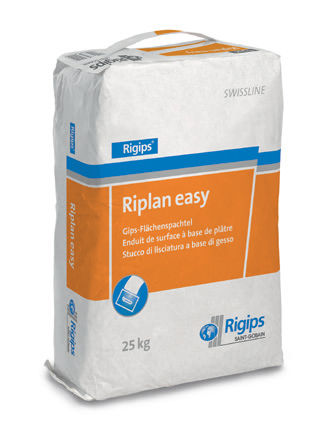 Intonaco deumidificante - SWISSLINE : RIPLAN EASY - Saint Gobain Rigips - per stanza da bagno / in gesso