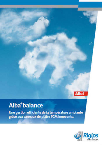 Blocco in gesso - ALBA®BALANCE - Saint Gobain Rigips