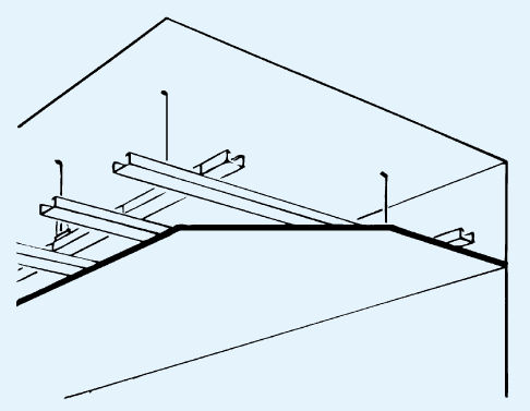 Controsoffitto in gesso - R 1.4201 - Saint Gobain Rigips - a quadrotte / acustico