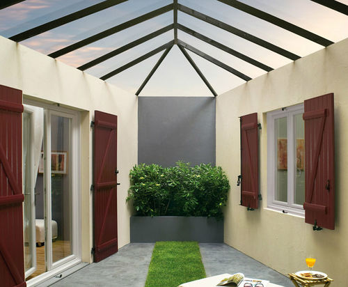 Porta finestra battente - MAXITHERM - Saint Gobain GIMM menuiseries - in PVC