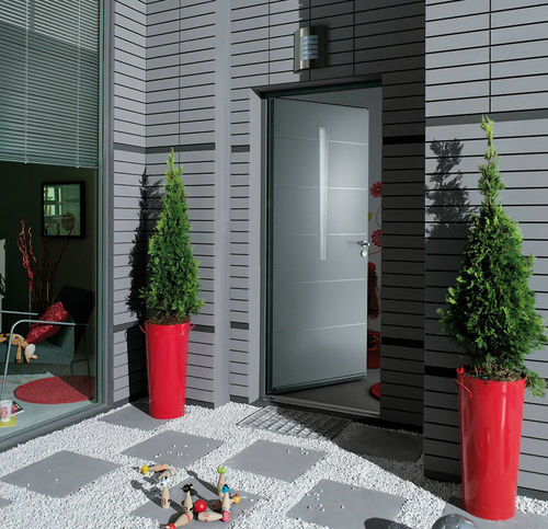 Porta d'ingresso - TEMPO +  - Saint Gobain GIMM menuiseries - in alluminio / battente / senza vetri