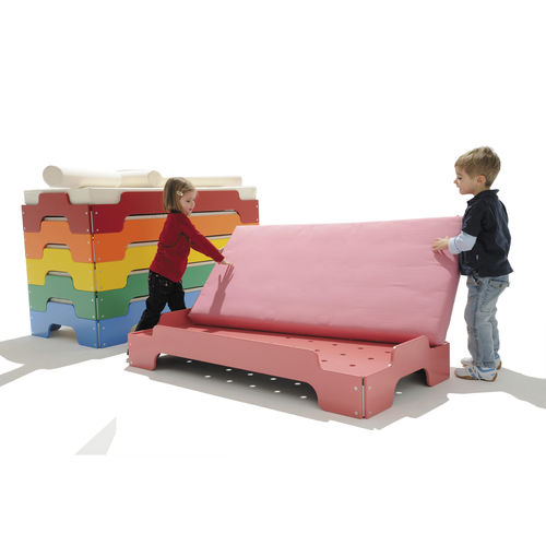 Letto singolo - Mueller Moebelwerkstätten - contemporaneo / per bambini / combinato