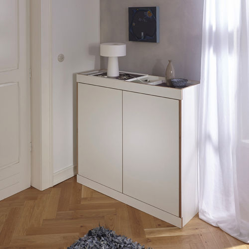 Credenza contemporanea - FLAI - Mueller Moebelwerkstätten - in legno compensato / in betulla / bianca