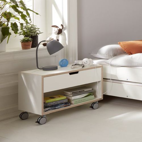 Comodino contemporaneo - MODULAR - Mueller Moebelwerkstätten - in MDF / in betulla / in legno compensato