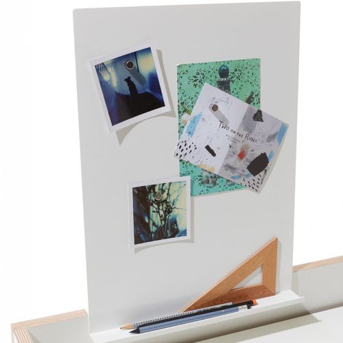 Tabellone magnetico - FLAI - Mueller Moebelwerkstätten - bianco / da ufficio / in acciaio